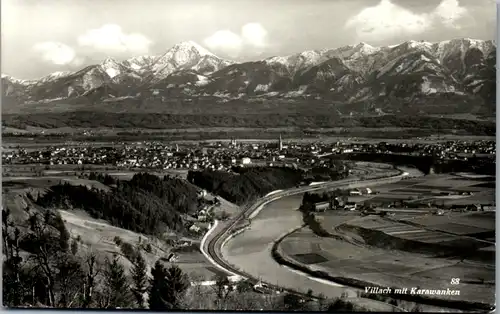 5740 - Kärnten - Villach mit Karawanken - gelaufen 1961