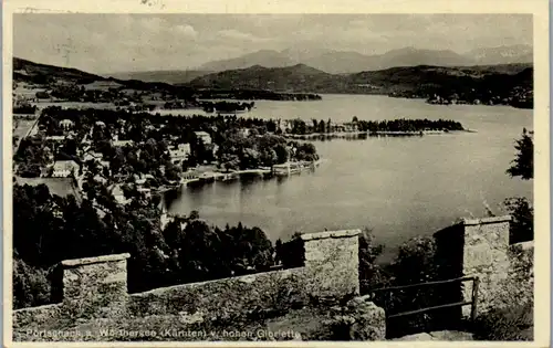 5746 - Kärnten - Pörtschach am Wörthersee v. hohen Gloriette - gelaufen 1933