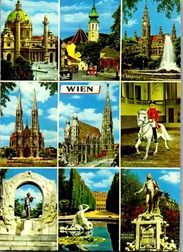 5752 - Wien - Mehrbildkarte - gelaufen