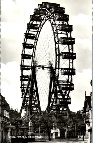 5760 - Wien - Prater , Riesenrad - gelaufen 1962