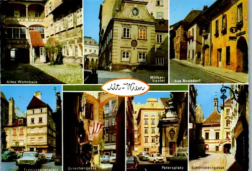 5783 - Wien - Alt-Wien , Mölkerbastei , Petersplatz , Griechengasse , Franziskanerplatz , Schönlaterngasse - nicht gelaufen