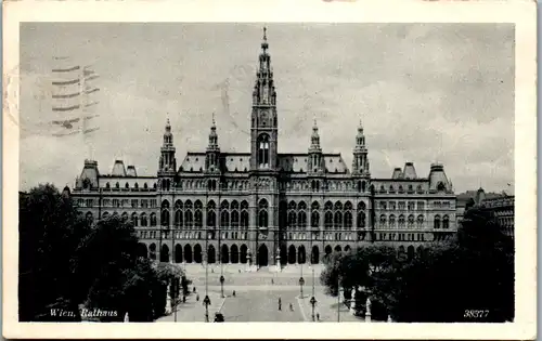 5788 - Wien - Rathaus - gelaufen 1957