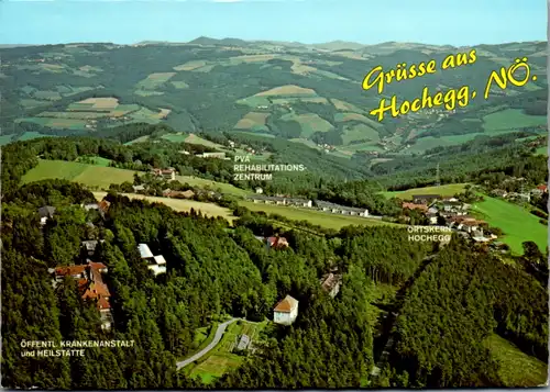 5792 - Niederösterreich - Hochegg , Kurort in der Buckligen Welt - gelaufen