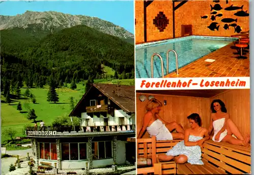 5793 - Niederösterreich - Puchberg am Schneeberg , Forellenhof Losenheim , Familie Wanzenböck - gelaufen 1978