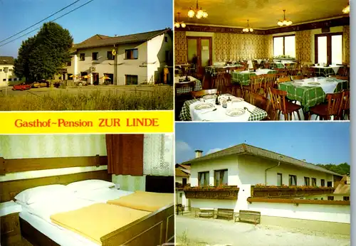 5794 - Niederösterreich - Hochegg , Gasthof Pension Zur Linde - gelaufen 1983