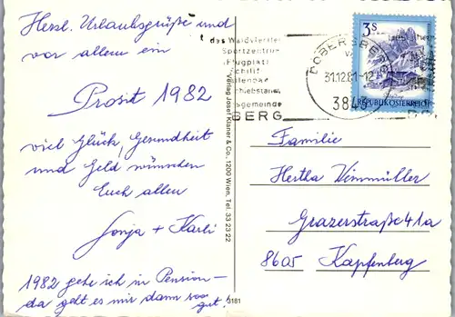 5795 - Niederösterreich - Dobersberg an der Thaya , Mehrbildkarte - gelaufen 1981