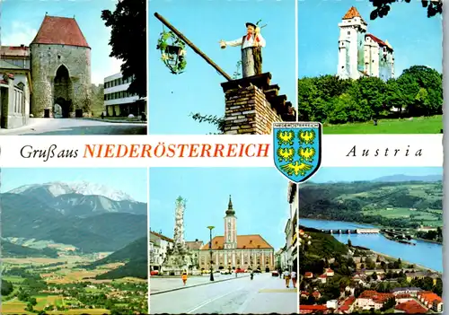 5810 - Niederösterreich - Hainburg , Wienertor , Weinhauer , Burg Lichtenstein , Schneeberg , Ybby-Persenberg - gelaufen 1972