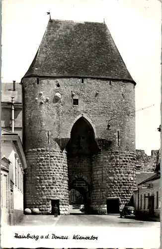 5823 - Niederösterreich - Hainburg an der Donau , Wienertor - gelaufen