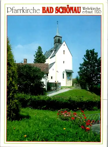 5824 - Niederösterreich - Bad Schönau , Pfarrkirche St. Peter und Paul  - gelaufen 1995