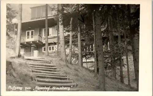 5846 - Niederösterreich - Payerbach Reichenau , Aufgang zum Alpenhof Kreuzberg - gelaufen