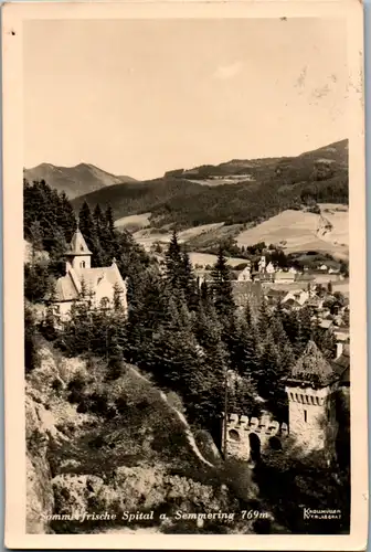 5847 - Niederösterreich - Spital am Semmering , Panorama - gelaufen 1935