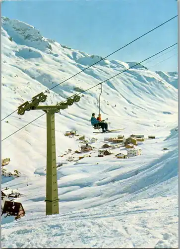 5859 - Vorarlberg - Zürs am Arlberg mit Sessellift - gelaufen 1962