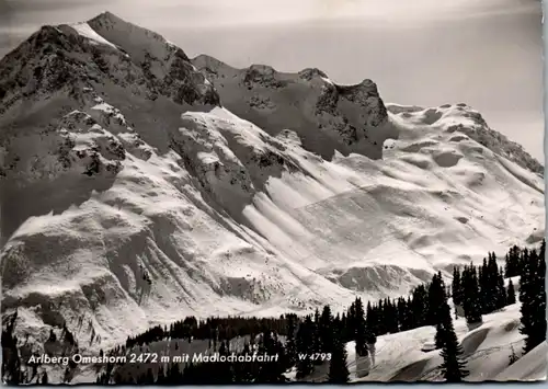 5860 - Vorarlberg - Arlberg Omeshorn mit Madlochabfahrt - gelaufen 1961