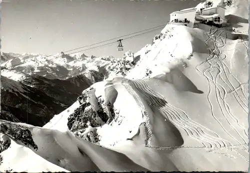 5861 - Vorarlberg - St. Anton am Arlberg , Valluga Bergbahn - gelaufen 1961