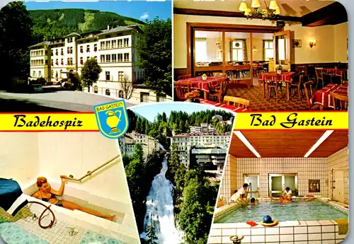 5869 - Salzburg - Badgastein , Bad Gastein , Kuranstalt Badehospiz - gelaufen 1980