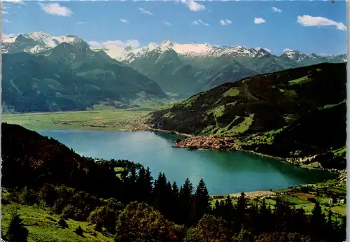 5871 - Salzburg - Zell am See mit Hohen Tauern , Hoher Tenn , Imbachhorn , Kitzsteinhorn - gelaufen 1970