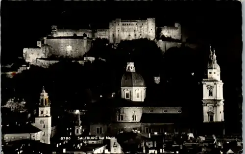 5873 - Salzburg - Salzburg bei Nacht - gelaufen