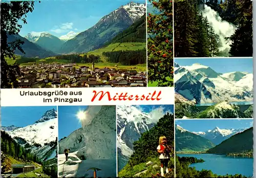 5896 - Salzburg - Mittersill , Oberpinzgau , Felbertauernstraße , Simonispitze , Wiesbachhorn , Mehrbildkarte - nicht gelaufen