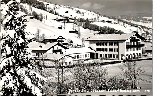 5907 - Salzburg - Hinterglemm , Bundes Schul Landheim  - gelaufen 1958