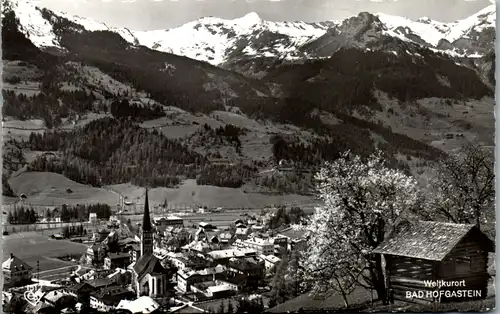 5910 - Salzburg - Bad Hofgastein , Panorama , Thermalbad an der Tauernbahn - gelaufen 1961