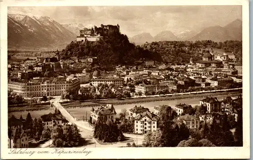 5922 - Salzburg - Salzburg vom Kapuzinerberg - gelaufen 1934