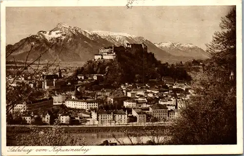 5927 - Salzburg - Salzburg vom Kapuzinerberg - gelaufen 1932