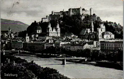 5934 - Salzburg - Salzburg , Stadtansicht - gelaufen 1932