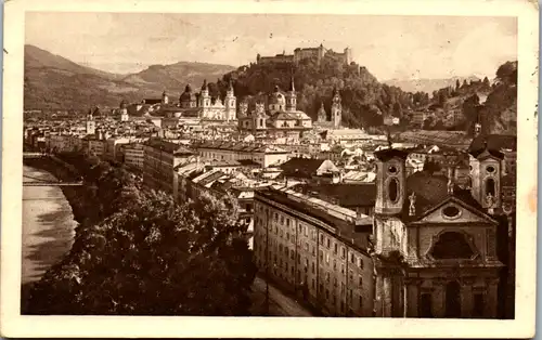 5939 - Salzburg - Salzburg vom Mönchsberg - gelaufen 1929