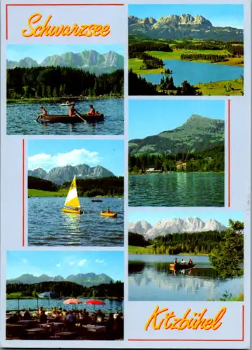 5960 - Tirol - Kitzbühel , Schwarzsee , Mehrbildkarte - gelaufen 1995