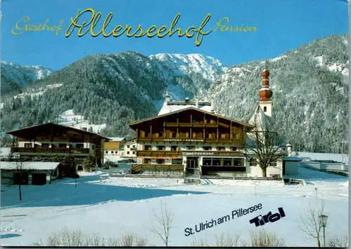 5991 - Tirol - St. Ulrich am Pillersee , Gasthof Pillerseehof , Fam. Schmid Dürnberger - gelaufen 1995