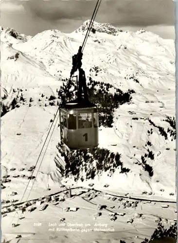 6006 - Tirol - Lech und Oberlech am Arlberg mit Rüfikopfbahn gegen Mohnenfluh , Gondel , Seilbahn - gelaufen 1962