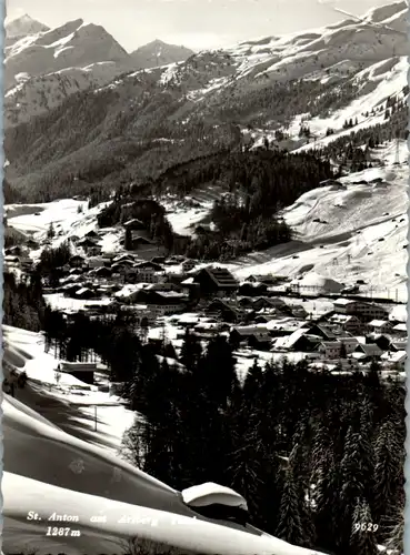 6007 - Tirol - St. Anton am Arlberg , Panorama - gelaufen