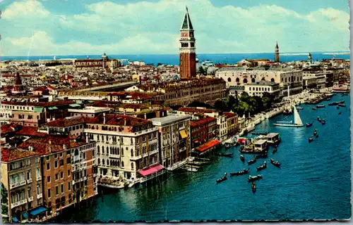 6022 - Italien - Venezia , Panorama - nicht gelaufen