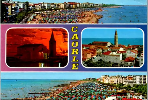 6026 - Italien - Caorle , Mehrbildkarte - gelaufen