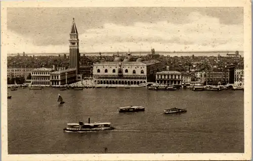 6064 - Italien - Venezia , Panorama - nicht gelaufen 1932