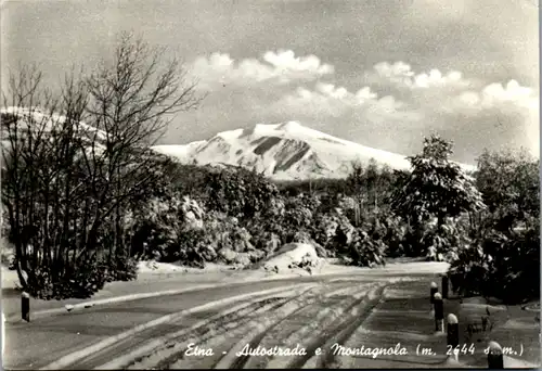 6075 - Italien - Etna , Autostrada e Montagnola - gelaufen 1960