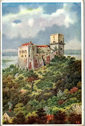 6109 - Künstlerkarte - Burg Greifenstein , K. Z. - nicht gelaufen 1926