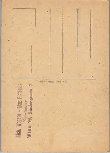 6113 - Künstlerkarte - Ein guter Tropfen , Max Pistorius , Stempel Kunstmaler - nicht gelaufen