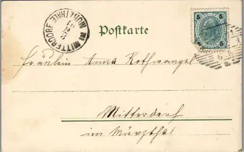 6118 - Künstlerkarte - Künstlerkarte - gelaufen 1901