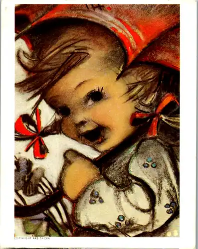 6126 - Künstlerkarte - Hummel , Nr. 14605 - nicht gelaufen