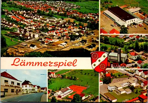 6134 - Deutschland - Lämmerspiel , Mehrbildkarte - gelaufen 1977