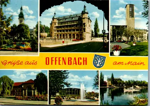 6140 - Deutschland - Offenbach am Main , Mehrbildkarte - gelaufen 1972