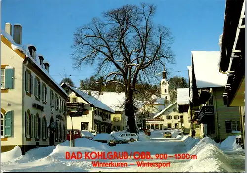 6146 - Deutschland - Bad Kohlgrub , Straßenpartie - gelaufen 1995