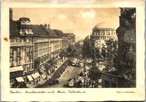 6172 - Deutschland - Berlin , Saarlandstraße mit Haus Vaterland - gelaufen 1942