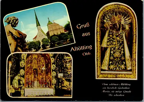 6174 - Deutschland - Altötting , Wallfahrtsort , Mehrbildkarte - nicht gelaufen