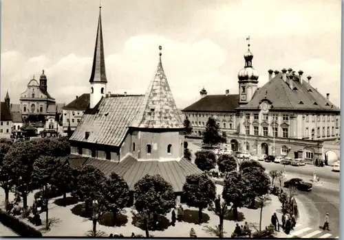 6180 - Deutschland - Altötting , Wallfahrtsort , Kapellplatz mit Gnadenkapelle - nicht gelaufen