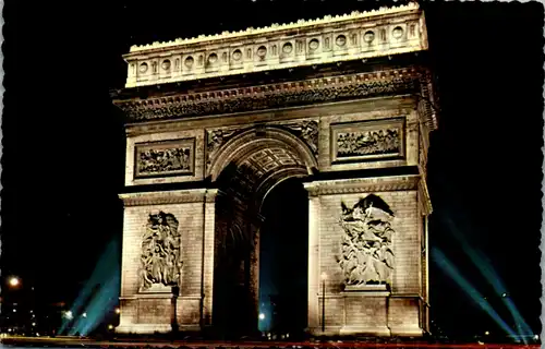 6190 - Frankreich - Paris , Arc de Triomphe , Triumphbogen - nicht gelaufen
