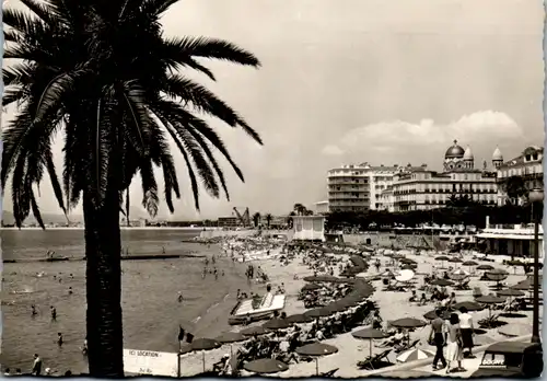6195 - Frankreich - Saint Raphael , La Plage , Au loin Frejus Plage - gelaufen 1961