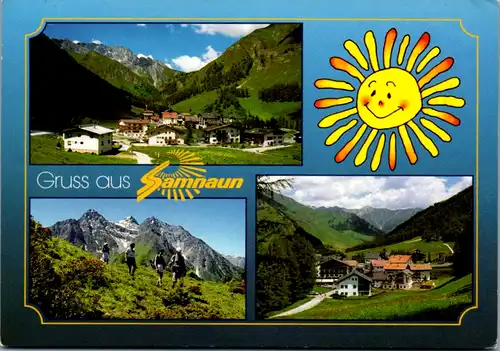 6206 - Schweiz - Samnaun , Mehrbildkarte , Unter Engadin - gelaufen 1992