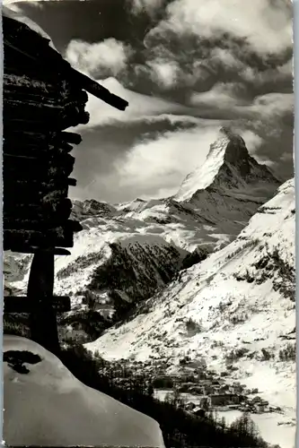 6223 - Schweiz - Zermatt mit Matterhorn - gelaufen 1962